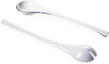 Omada White Trendy Salad Servers, Salad Cutlery, Modern Crockery M2300BI 