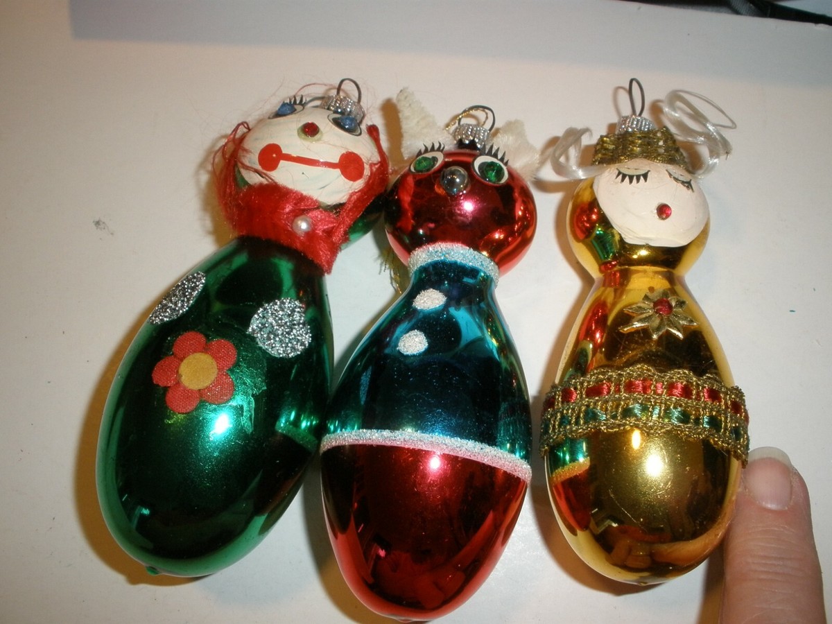 RARE Vintage Made in West Germany Christmas Ornaments set of 3 | eBay