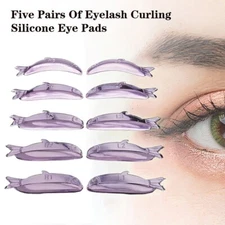 Fish Shape Eyelash Perming Pad Silicone Curler Rods Lashes Lift Makeup Tool