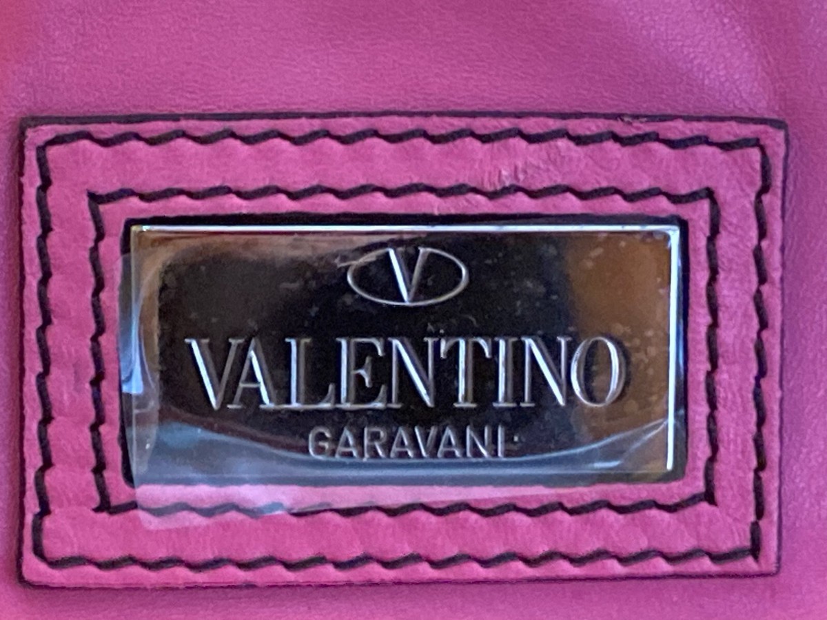 Valentino Garavani Rose Petale Leather Tote Bag Pink | eBay