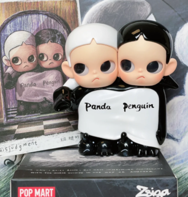 POP MART Zsiga Twins Series Blind Box Of 9 Figure Toy Gift | eBay