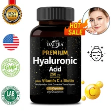 Hyaluronic Acid Capsules Support Anti-Aging Skin & Joint Health High Quality