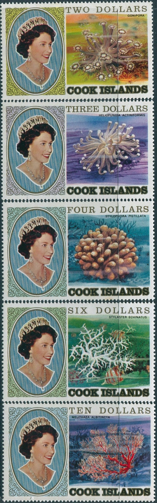 Cook Islands 1980 SG785-789 Corals high values MNH