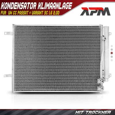 Kondensator Klimaanlage mit Trockner für VW CC Passat + Variant 3C 1.6 2.0D