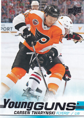 CARSEN TWARYNSKI   19-20 UPPER DECK  SERIES 1   YOUNG GUNS # 214