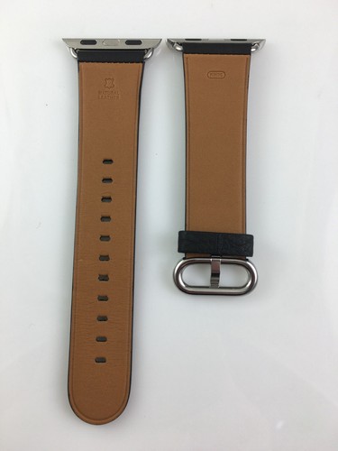 Original authentique Apple Watch boucle classique bracelet en cuir 40 mm 38 mm 41 mm S10 42 mm - Photo 111 sur 120