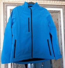 Russell Europe Ladies Smart Sky Blue Lined Outdoor Sport Full Zip Jacket Uk L