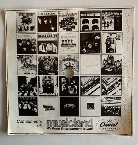 “The Beatles” Flex-Disc Eva-Tone Soundsheets 1982 Capital Records, Serial #2835 - Picture 3 of 8