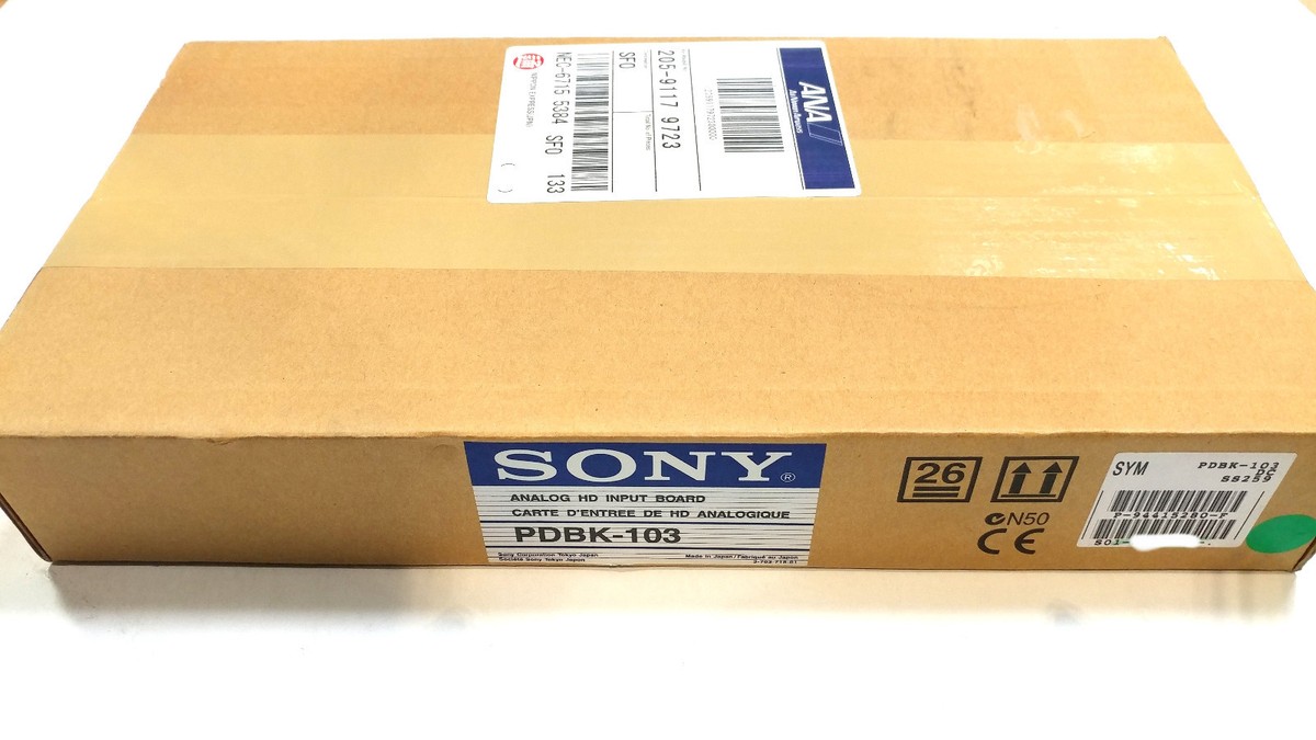 Sony PDBK-103 RGB / HD Component Input Board for PDW-F70 XDCAM