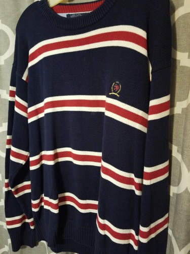 VINTAGE TOMMY HILFIGER CREST MENS RED 
