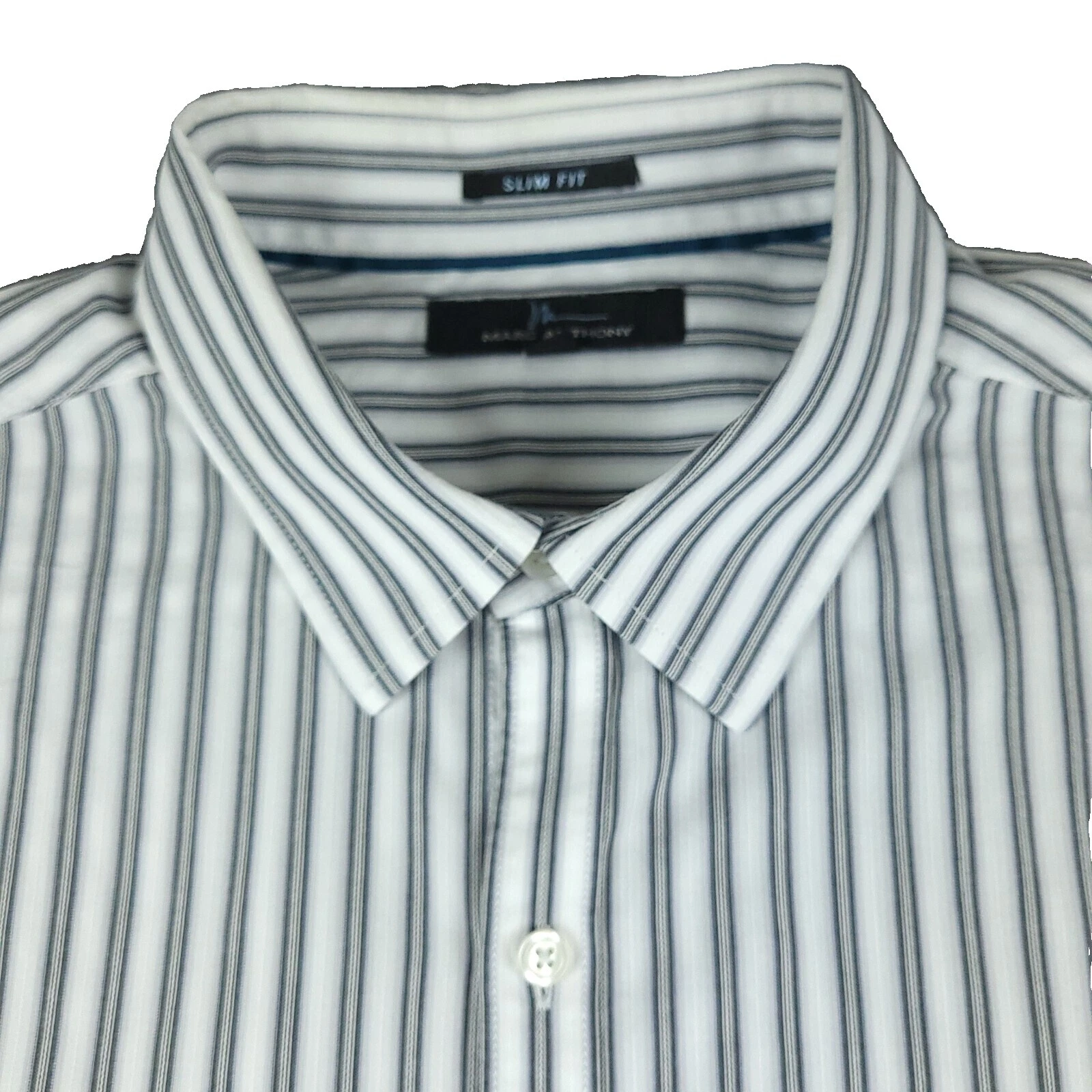 Camisas para hombre Anthony informales a rayas con botones