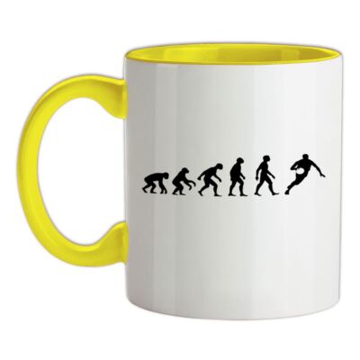 Evolution of Man Basketball - Keramiktasse - Korbballspieler Liebe Fan