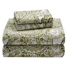 100 Cotton Percale Sheets - Printed Bed Sheet Pillowcase Sets - Soft Cotto...