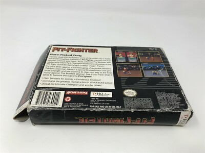 Pit-Fighter Sur SNES – Neuf Sous Blister – NTSC-U – Jeu Vidéo Rétro Collection