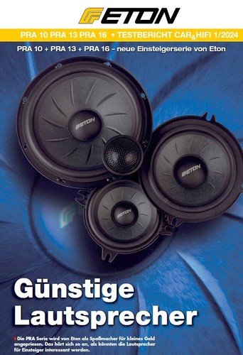 Eton PRA10 10cm 2-Wege Komponenten Auto Lautsprecher " Engineered in Germany " - Bild 12 von 13