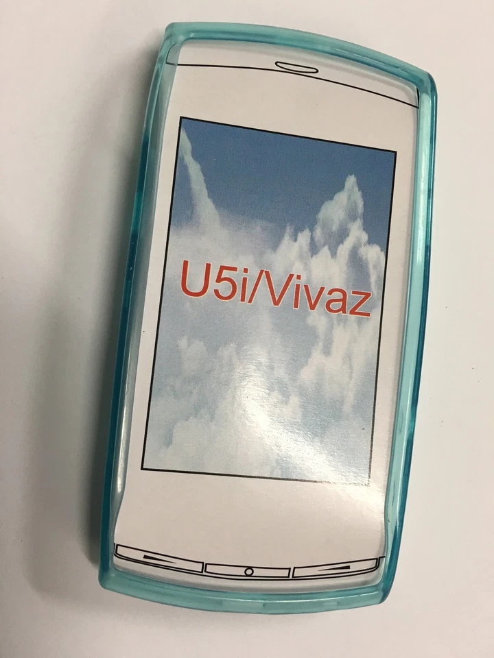Sony Ericsson Vivaz U5a, U5i, Kurara TPU Jelly Case Cover in Blue JCSEVIVAZBP-A - Image 2 of 4