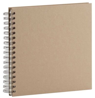 Rössler Papier 1329452626 Fotospiralbuch SOHO - 23 x 23 cm, 60 Seiten, kraft