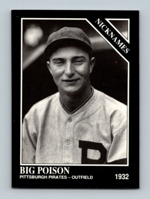 1992 The Sporting News Conlon Collection Baseball Car Paul Waner #563 Big Poison