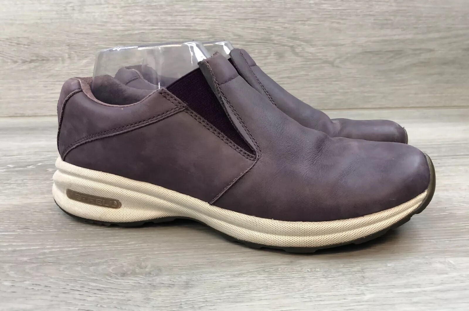 Merrell Air Cushion sneaker da donna 8 scarpe da trekking outdoor in pelle viola