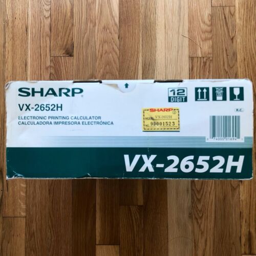 Sharp Compet VX-2652H Electronic Printer Desktop Calculator Large Keys - NEW - Picture 3 of 9
