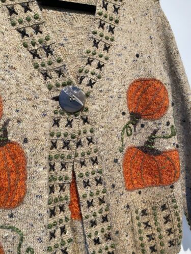 Vtg 90’s Knit Pumpkin Open Cardigan Design Options by Phillip & Jane Gordon - Picture 5 of 8
