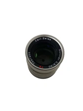 Carl Zeiss Sonnar 2,8/90 Camera Lense 7687259 Made In Japan Silver