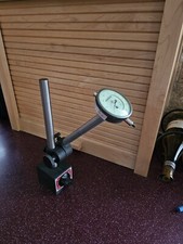 Starrett Mag Base And Federal Large Face .0001 Indicator