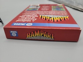 RAMPART NINTENDO SYSTEM NES COMPLETE VIDEO GAME BOX MANUAL CIB 1991 JALECO 