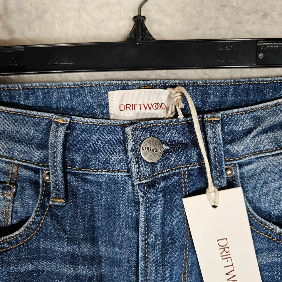 NUEVO Jeans Driftwood Mujer Talla 24x33 Kelly Libélula Bordados Bootcut  Foto 4 de 4