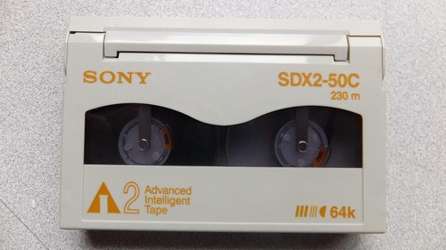 NEW SONY SDX250C, AWW 50/130GB, AIT2 Tape Media, w/plastic cover/case w/warranty