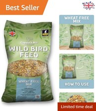 Wheat Free Wild Bird Seed 20kg - Attract Small Birds, Deter Pigeons Naturally 2.40 per kilo