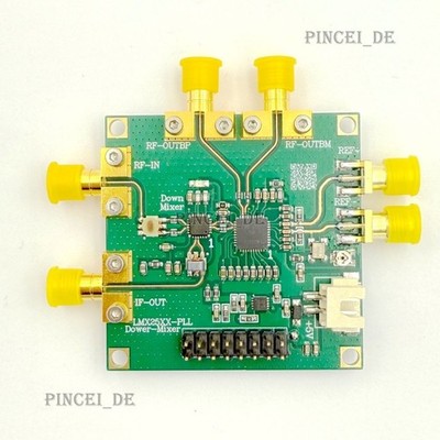 12.5MHz-6.4GHz ADL5801-LMX2572 PLL Local Oscillator Down Frequency Mixer Module