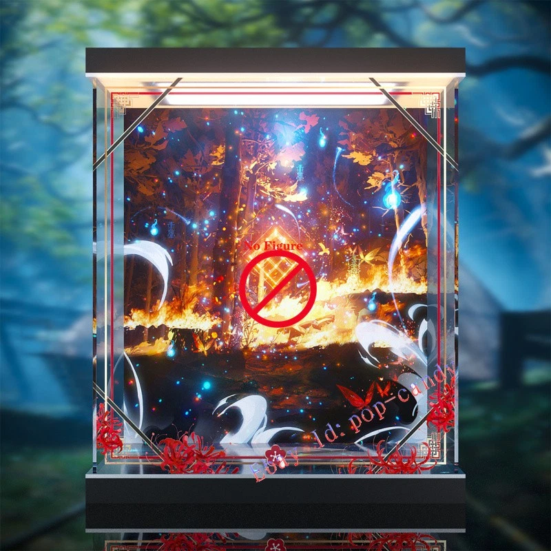 Display Case 3 Lights Fit Apex Hu Tao Fragrance in Thaw Ver 1/7 PVC Figure - Image 2 of 4