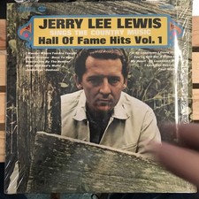 JERRY LEE LEWIS SINGS THE COUNTRY MUSIC HALL OF FAME HITS VOL. 1 LP 1969 SHRINK