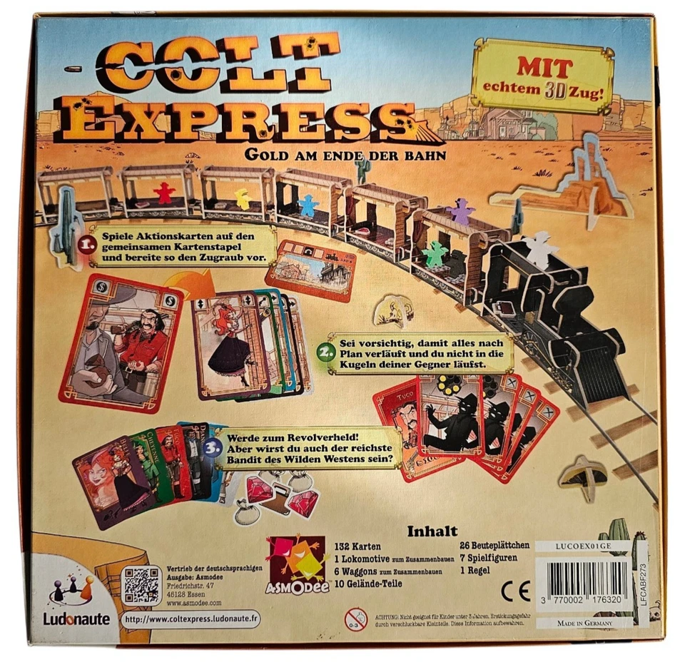 Colt Express - Gold am Ende der Bahn - Brettspiel - Bild 3 von 4