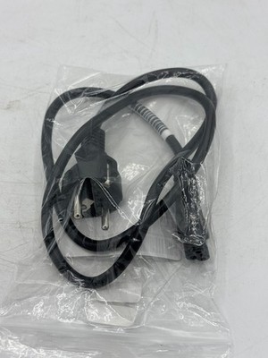 (Used) Clover Leaf Male C5 to 2 Pin Euro Schuko Plug Power Cable Lead 1.8m B128