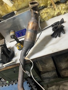 BMW E53 X5 4.4 EXHAUST PIPE ASSEMBLY CYL 5-8 18307500542 BPB