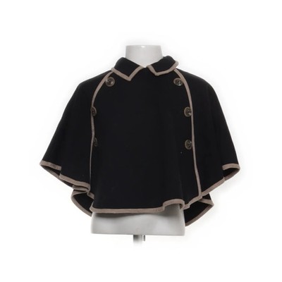 Max Studio, Cape, Größe: 92, Schwarz/Beige, Baumwolle/Polyester #kpV