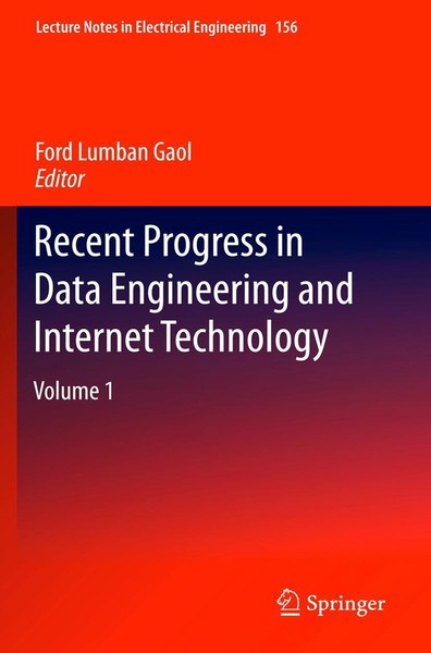 Recent Progress In Data Engineering And Internet Technology Ford Lumban Gaol-image