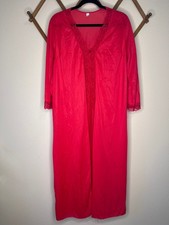 Hot pink sheer lace robe
