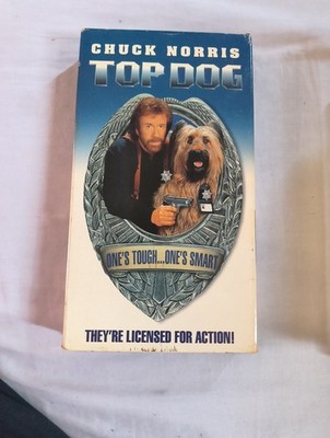 Top Dog VHS Chuck Norris Action Buddy Comedy 1995 Pre-owned With Plastic Case