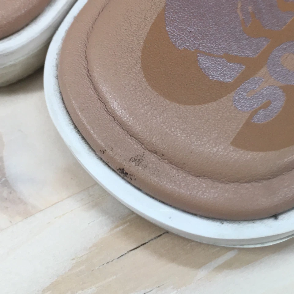 Sandalias Sorel para mujer 8,5 Ella II Puff Slide cuero marrón sin cordones informales 203055 Foto 4 de 4