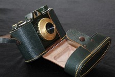 Pouva P56L Luxus Export Rangefinder Camera With Tricomat, Green  Case