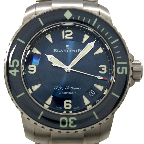 Blancpain Fifty Fathoms 5015-12B40-98B 45 mm Blue Dial