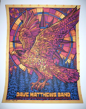 Todd Slater screen print Dave Matthews Band SPAC DMB 7/18-19/25 MINT S/N AP