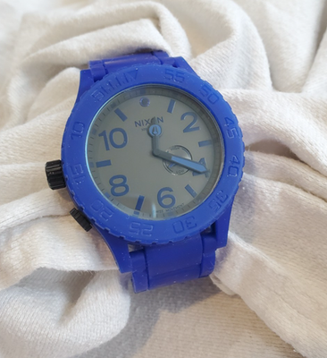 Nixon Simplify Blue Rubber 51-30 Quartz 300 Meter Blue Men's Watch