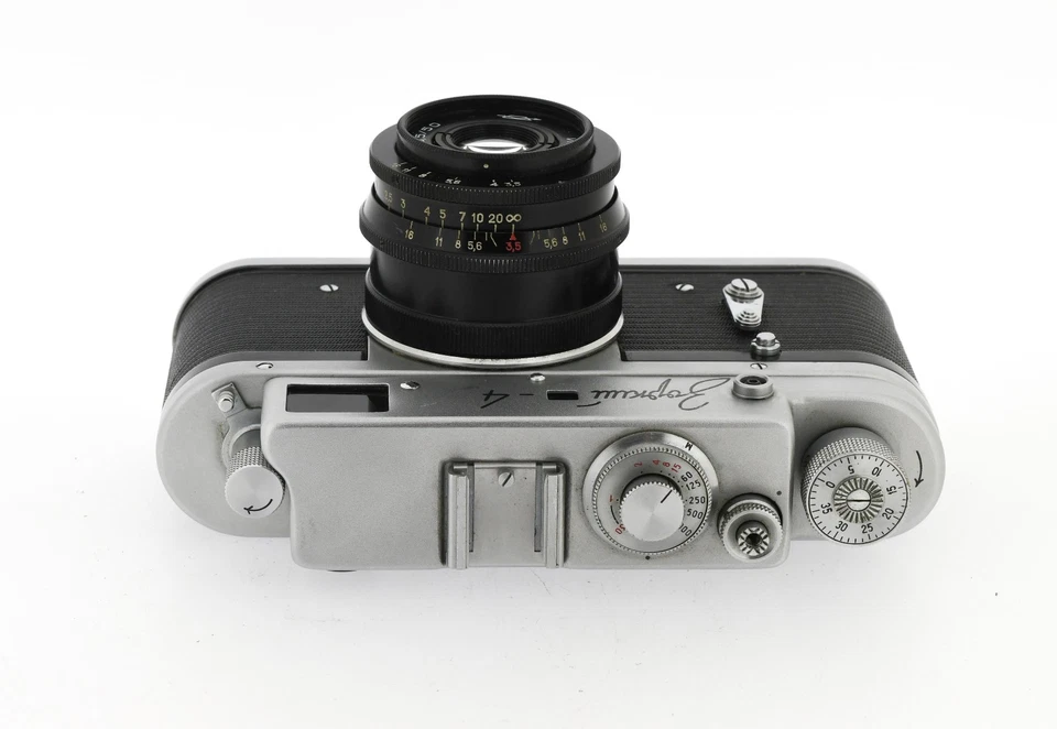 Appareil photo argentique Zorki 4 + objectif Industar-50 3.5/50 - Télémètre - Photo 3/4
