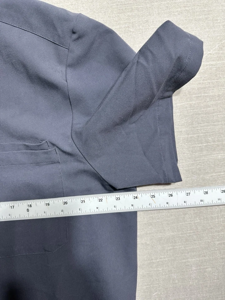 Conjunto Médico Figs Para Hombres XL Gris Pantalones de Correr Manga Corta Camisa Cuello en V Prenda para el torso Enfermera Foto 4 de 4