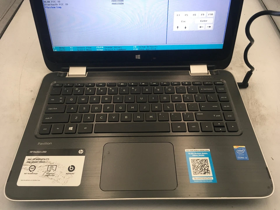 HP PAVILION 13 X360 A110DX - BOOTS TO BIOS - INTEL I3 5010U - 4GB RAM - READ -BB - Image 3 of 4