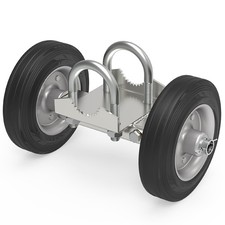 6"Rolling Gate Wheel Carrier Driveway Heavy Duty Steel Rolling Gate Rubber Wheel